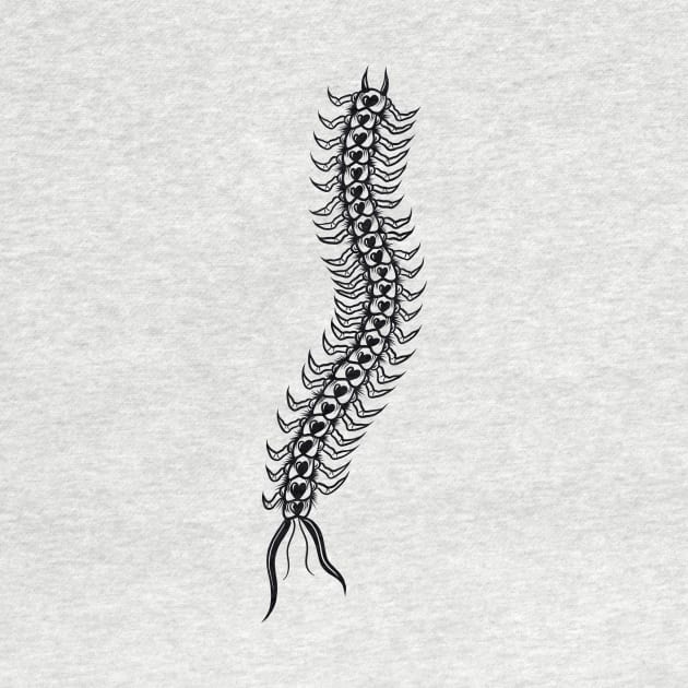 centipedes by Adorline